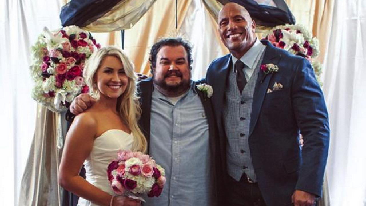Dwayne 'The Rock' Johnson Surprises a Super Fan by Officiating His Wedding  | Entertainment Tonight