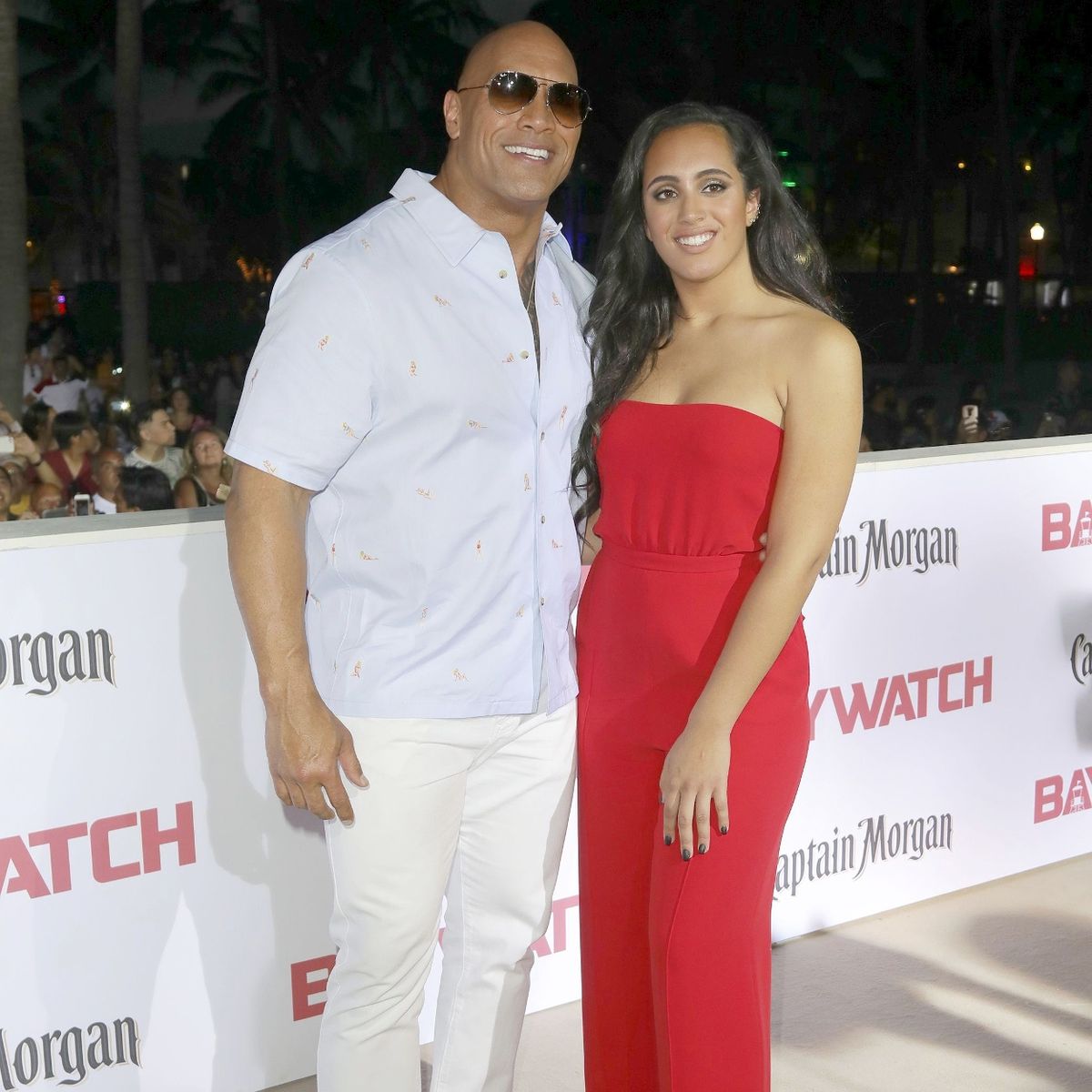 Dwayne 'The Rock' Johnson's daughter reveals she wants to follow in dad's giants footsteps and become WWE star - Mirror Online
