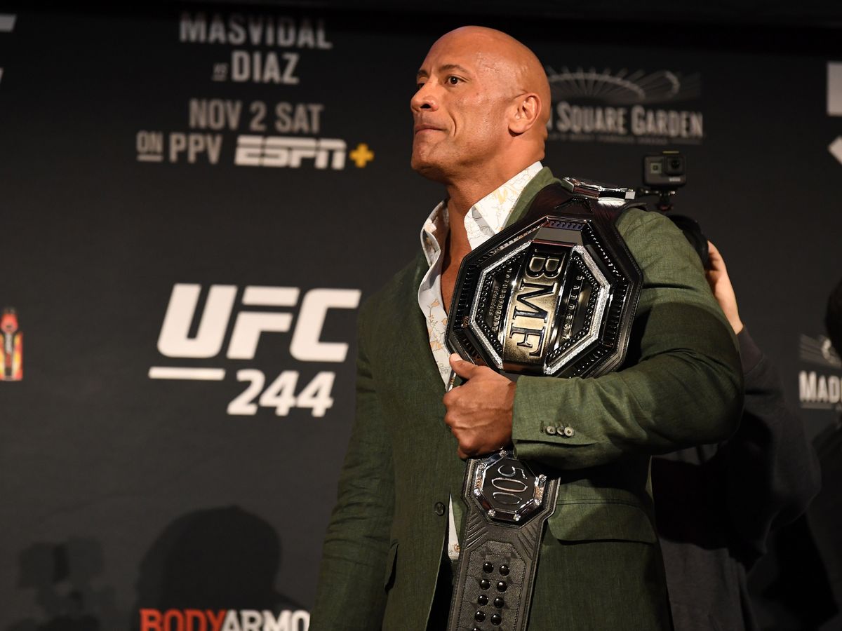 The Rock delivers UFC 244 verdict as Nate Diaz and Jorge Masvidal clash for BMF  belt - Mirror Online