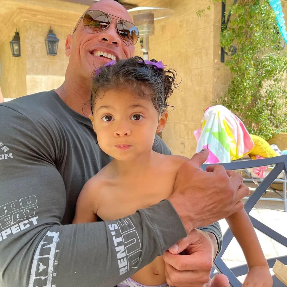 To celebrate daughter Tiana’s 3rd birthday in April 2021, The Rock gushed via Instagram, “Loving, kind, tenacious and tough (like your mama;) and my greatest joy is being your daddy.”