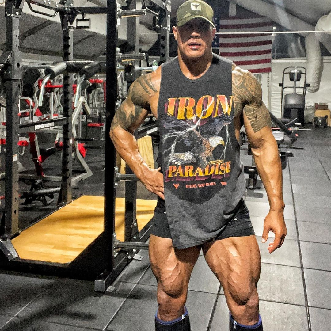 The Rock trains up to six days a week