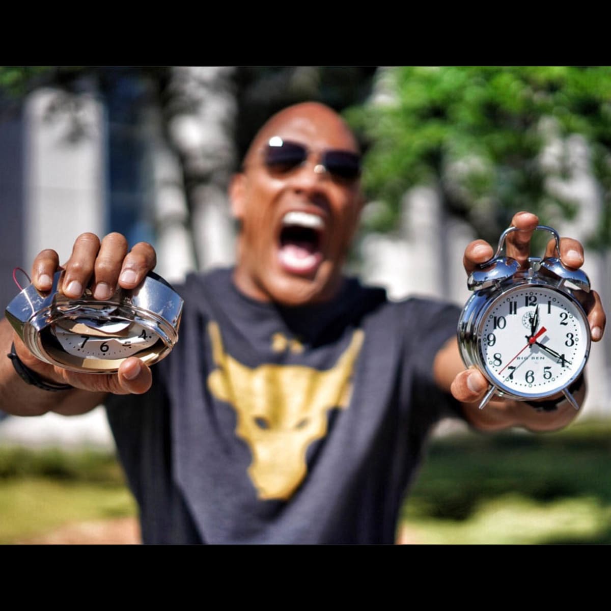 Dwayne Johnson Unveils New 'Rock Clock' - Men's Journal