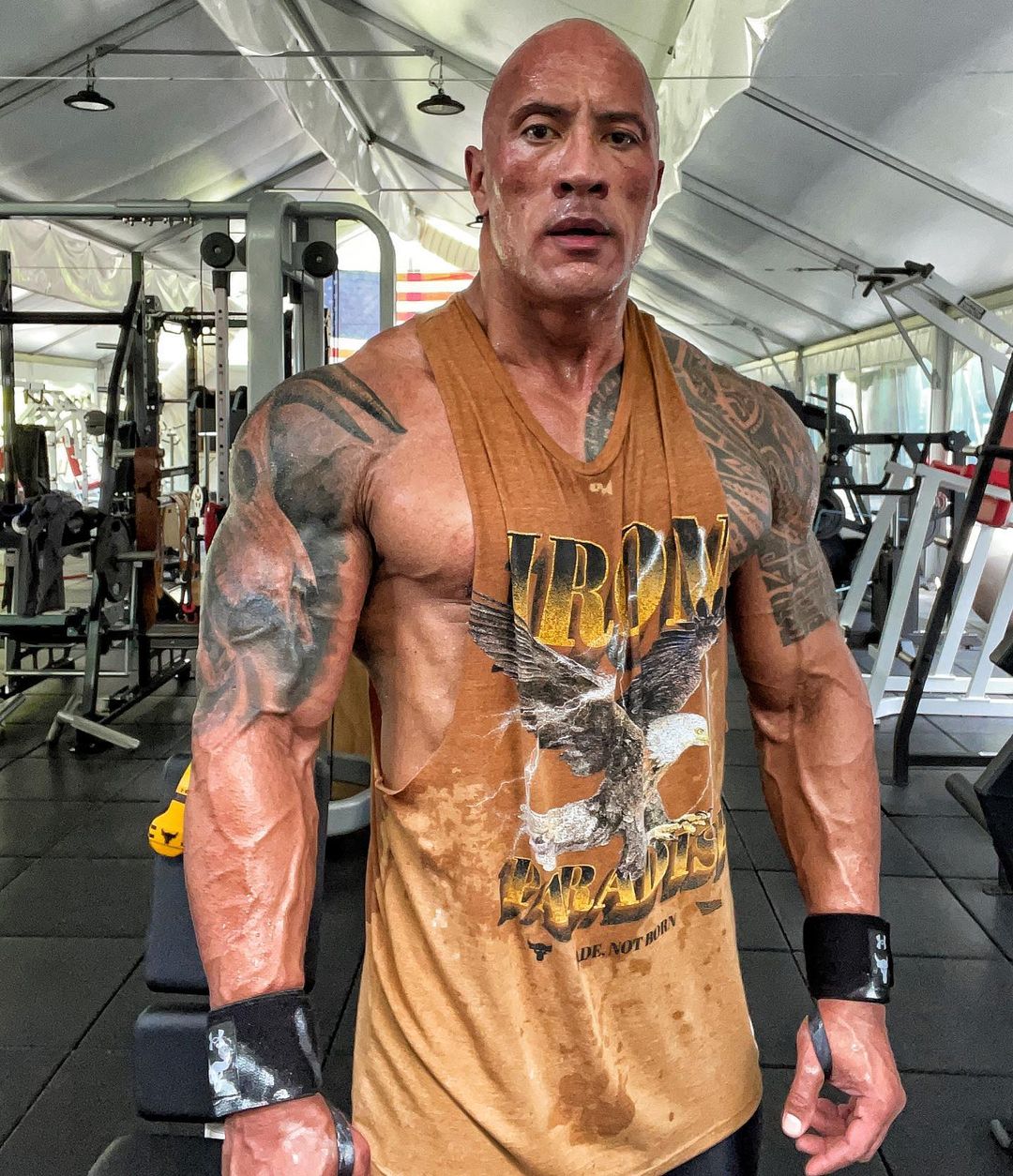 Bodybuilder Victor Martinez says The Rock will never stop bodybuilding and is making sure he can work out for a long time