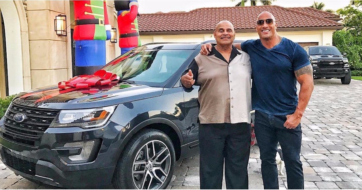 The Story Behind Dwayne 'The Rock' Johnson's Surprise Gift To His Dad