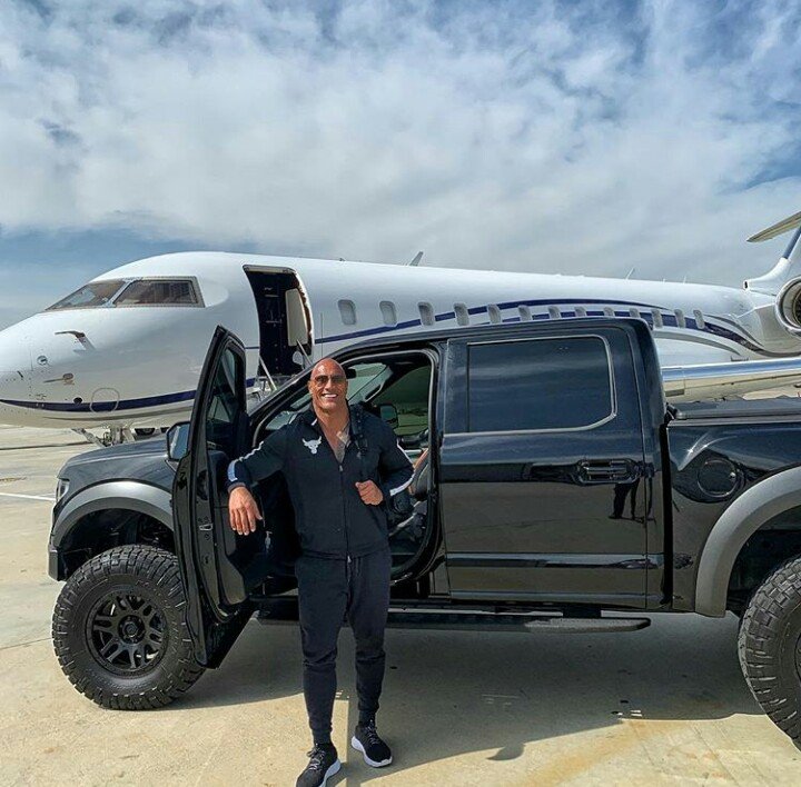 The Rock' Celebrates His Birthday In His Private Jet (Photos) Page 1 of 0 -