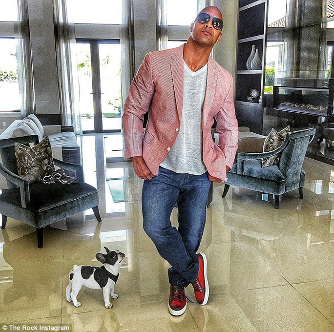 The Rock loves animals