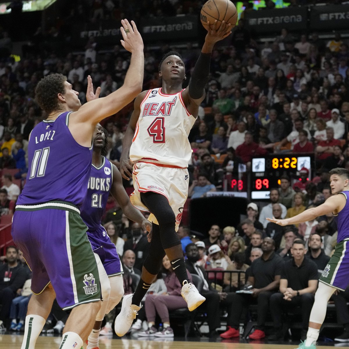 Vincent leads Heat to 2nd straight win over Bucks